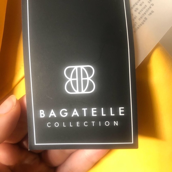 bagatelle yellow faux leather jacket - Picture 3 of 3